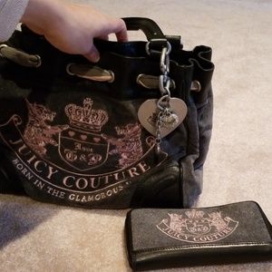 Juicy bag and wallet set